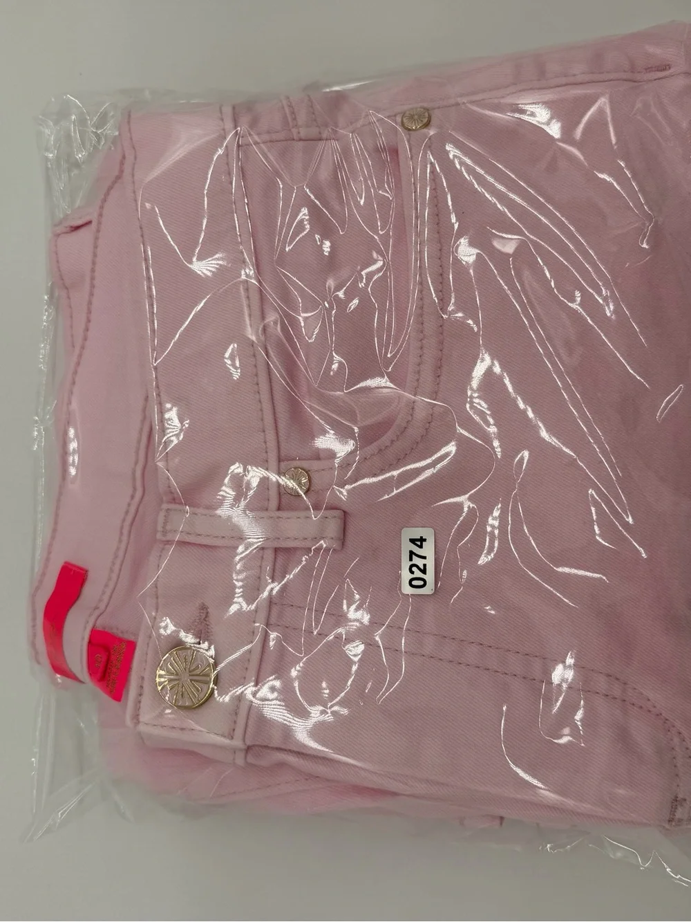 Lilly Pulitzer Women's Annet High-Rise Crop Flare Misty Pink size 10